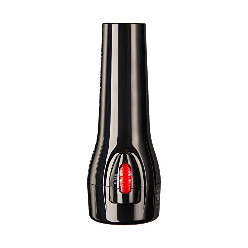 KISS Handle-Less 1875W Ceramic Tourmaline Hair Dryer, Effortless Styling Precision Blow Dryer, Cool Touch Nozzle, Triple-Layer Heat Insulation, Heat Resistant Cap, 3 Styling Attachments, Up to 450°F