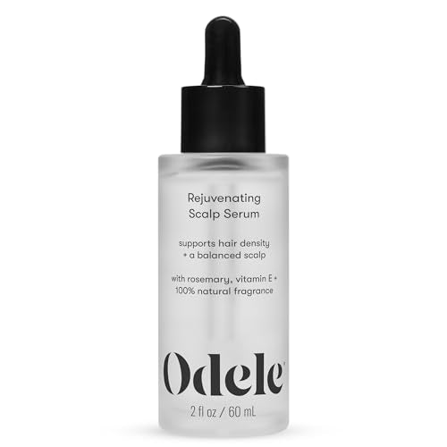 Rejuvenating Scalp Serum with Rosemary and Vitamin E to Support Hair Density and a Balanced Scalp, for all Hair Types, 2 Fl Oz