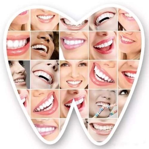60Pcs Tooth Brace Teeth Model Mini Roth Brackets Roth 022 Slot Bondable with Hook on 347 (60pcs-Black)