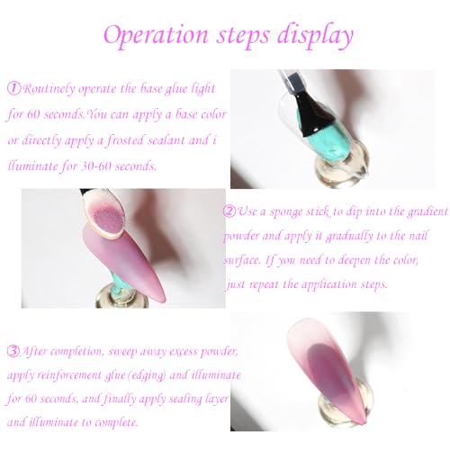 16 Color Nail Pigment Powder Set Create Stunning Ombre Nail Art with Glittery Shades Perfect DIY Nail Accessories (A-16 colors)