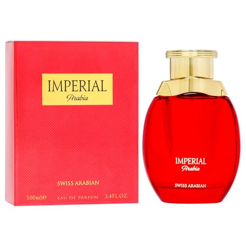 Swiss Arabian Imperial Arabia - Luxury Products From Dubai - Long Lasting, Addictive Personal EDP Spray Fragrance - Seductive Signature Aroma - 3.4 Oz