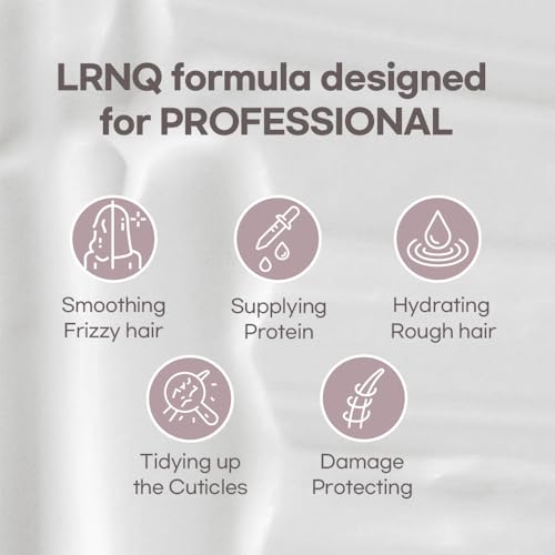 Korean Keratin Leave-in Conditioner Treatment, 4.05 Fl Oz, Keratin Pro Booster with 10,000ppm Protein, for Frizzy Dry Damaged Hair