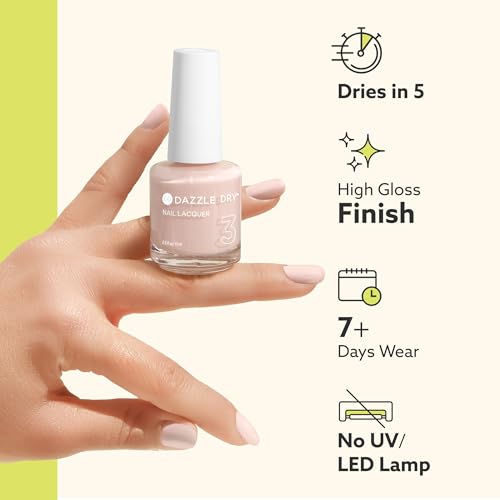 Dazzle Dry Nail Lacquer (Step 3) - Apple Of My Eye - A ruby red with magenta shimmer. Full-coverage shimmer. (0.5 fl oz)