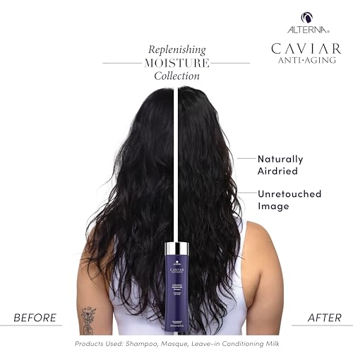 CAVIAR Anti-Aging Replenishing Moisture Shampoo | For Dry, Brittle Hair | Protects, Restores & Hydrates | Sulfate Free