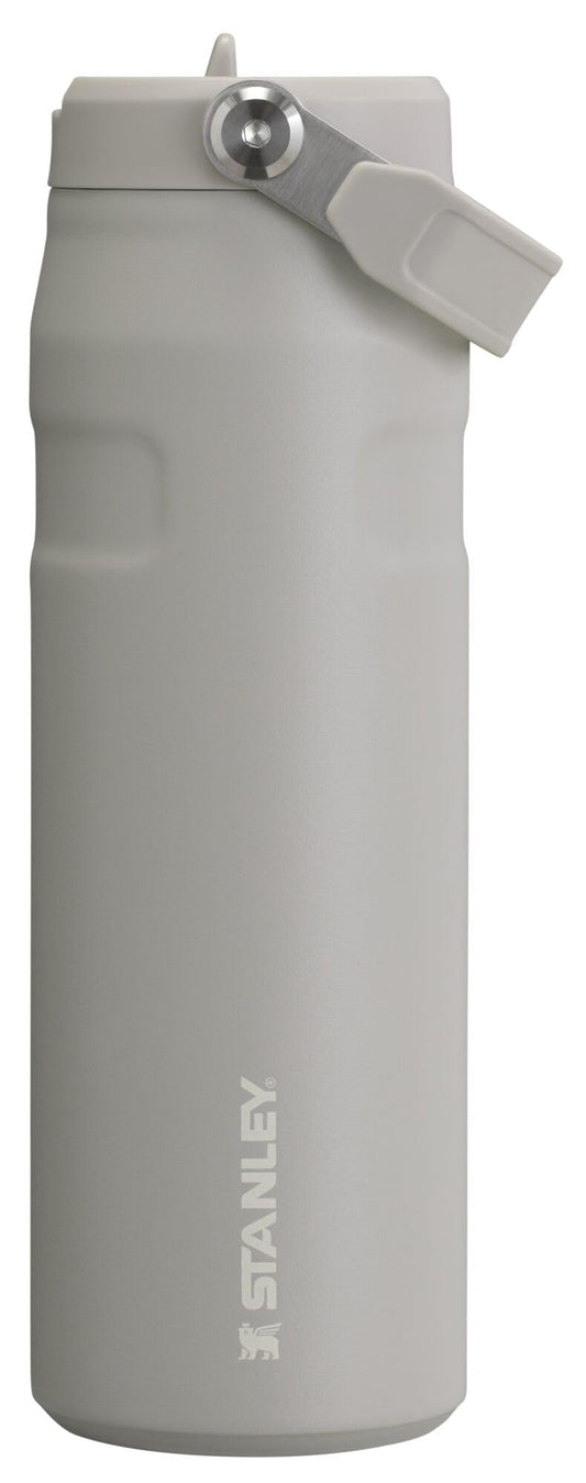 Stanley IceFlow Flip Straw 2.0 Water Bottle 24 OZ | Built-In Straw with Larger Opening | Lightweight & Leak-Resistant | Insulated Stainless Steel | BPA-Free | Ash