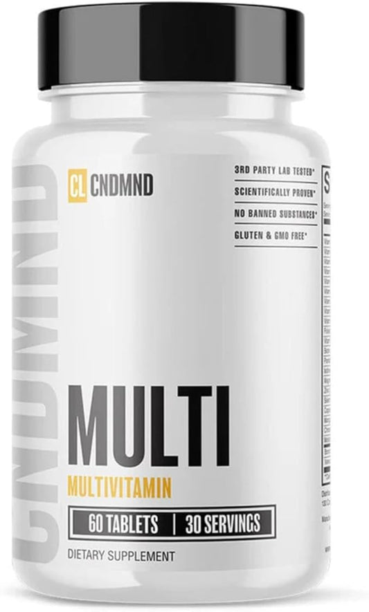 CONDEMNED Multivitamin for Men & Women | for Overall Wellness | Essential Vitamins, Minerals, & Nutrients | Scientifically Proven Ingredients | 60 Tablets / 30 Servings