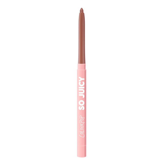 Colourpop So Juicy Plumping Lip Liner with Peptides - Long Lasting Lip Liner for Visibly Plumped & Shaped Lips - Enriched with Smoothing Ceramides & Peppermint - Tease (0.01 oz)