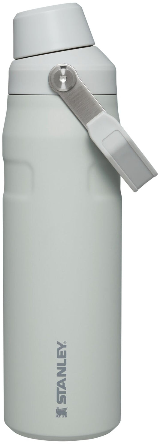 Stanley IceFlow Fast Flow Water Bottle 24 OZ | Angled Spout Lid | Lightweight & Leakproof for Travel & Gym | Insulated Stainless Steel | BPA-Free | Fog Glimmer