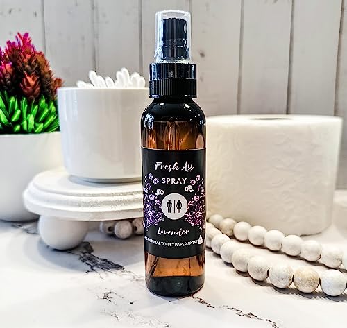 Toilet Paper Spray for Wiping -Natural Lavender 4 oz - After You Go Spray- Natural Ingredients