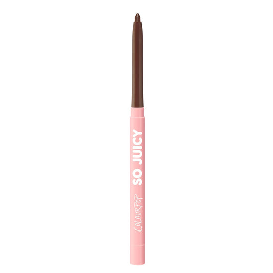 ColourPop So Juicy Plumping Lip Liner with Peptides - Long Lasting Lip Liner for Visibly Plumped & Shaped Lips - Enriched with Smoothing Ceramides & Peppermint - Mocha Latte (0.01 oz)