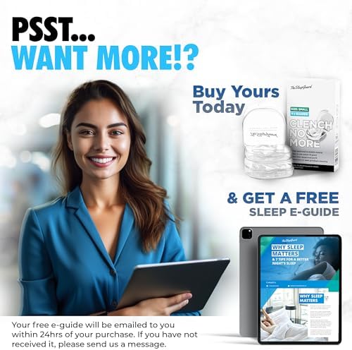 Mouth Guard for Clenching Teeth at Night [Pack of 4, Small Size - Women] – Custom Night Guards for Teeth Grinding – Nighttime Protection During Sleep for Adults