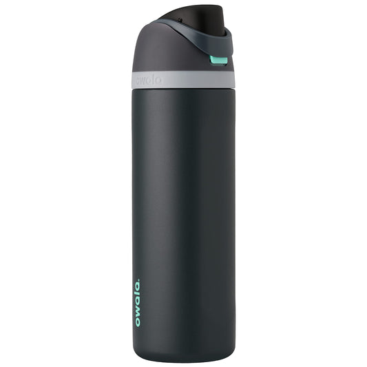 Owala FreeSip Insulated Stainless Steel Water Bottle with Straw for Sports and Travel, BPA-Free, 40oz, Foggy Tide