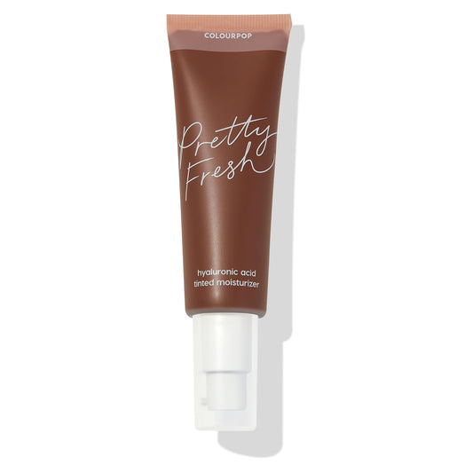 ColourPop Pretty Fresh Tinted Moisturizer - Hydrating Skin Tint with Lightweight Coverage - Formulated with Hyaluronic Acid & Coconut Water for Healthy-Looking Skin - Deep Dark 22N (1.45 oz)
