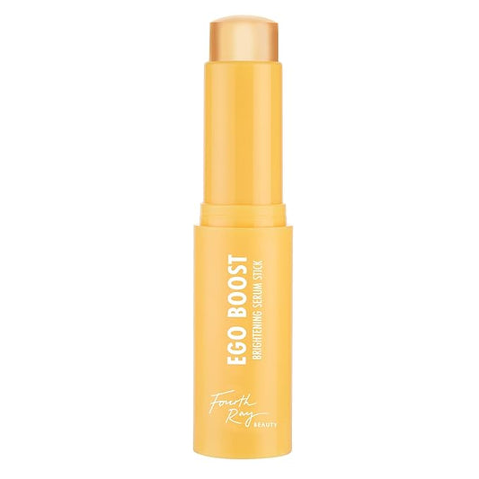 ColourPop Brightening Vitamin C Serum Stick - Radiance-Boosting Face Serum Stick for Glowy Summer Makeup Prep - Enriched with Turmeric to Help Approve the Appearance of Redness - Ego Boost (0.25 oz)