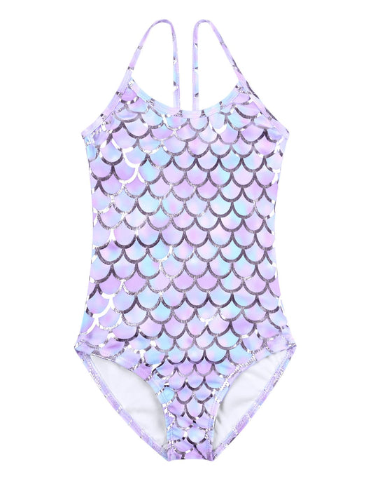 Swimsuits for Little Girls 6t One Piece Mermaid Bathing Suits Kids Beach Outfit
