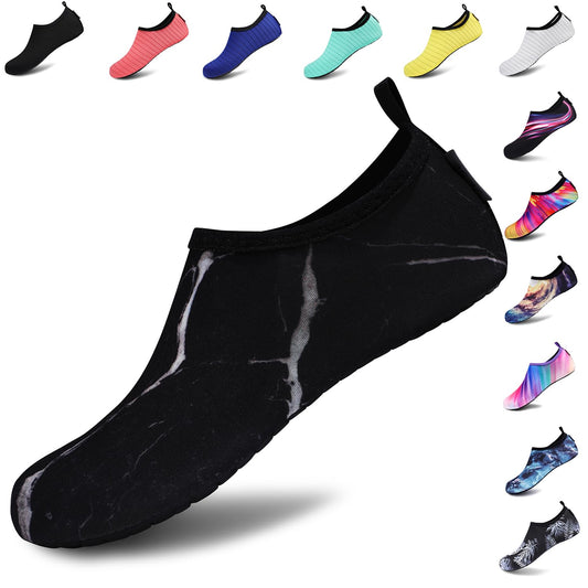 VIFUUR Water Sports Unisex Shoes Marble Black - 5.5-6.5 W US/ 4.5-5.5 M US (36-37)