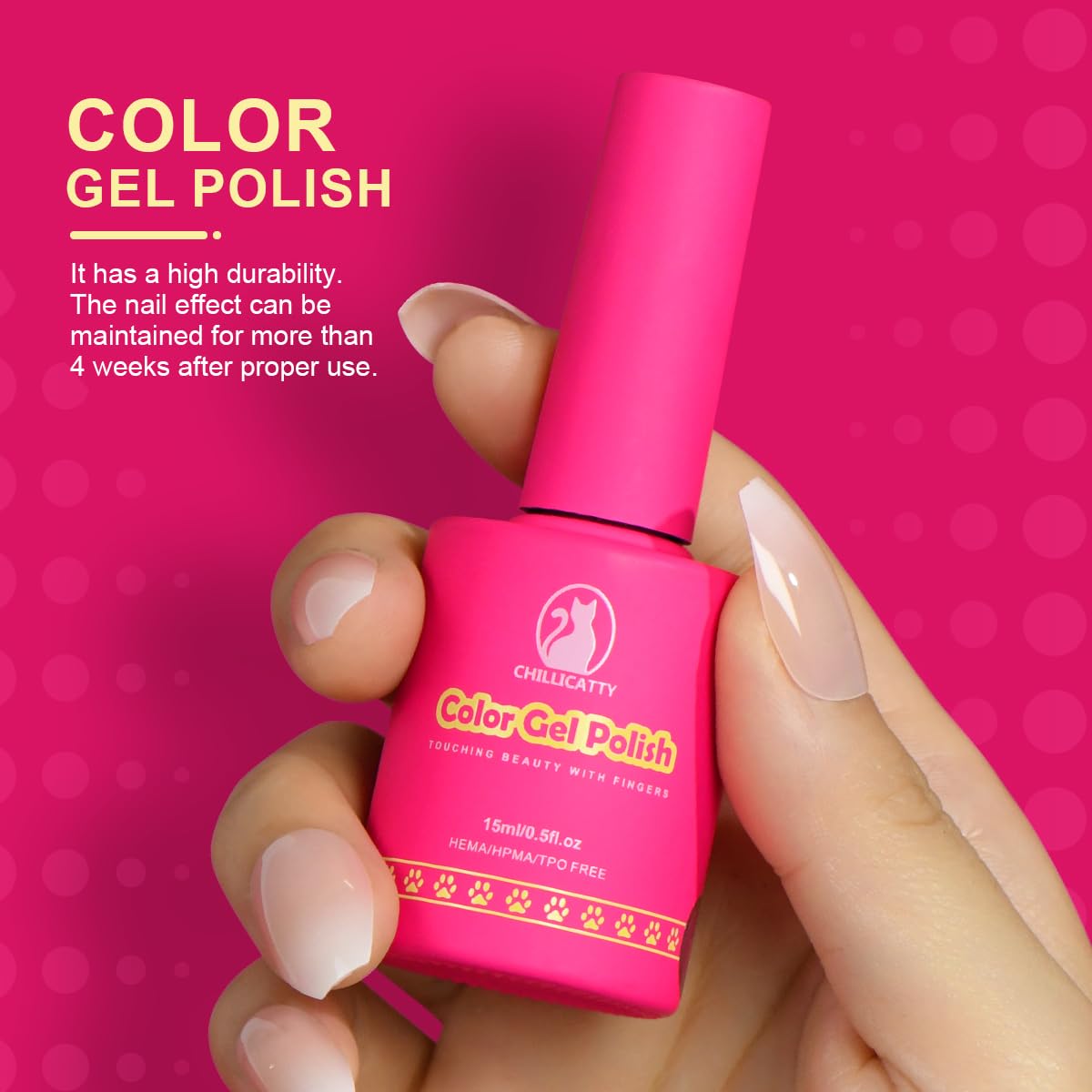Holographic Glitter Gel Nail Polish, HEMA HPMA TPO Free, Black Sparkle Shimmer, Need UV Lamp Long Lasting Salon Perfect Gel Nail 15ML for Women (BJ-005)