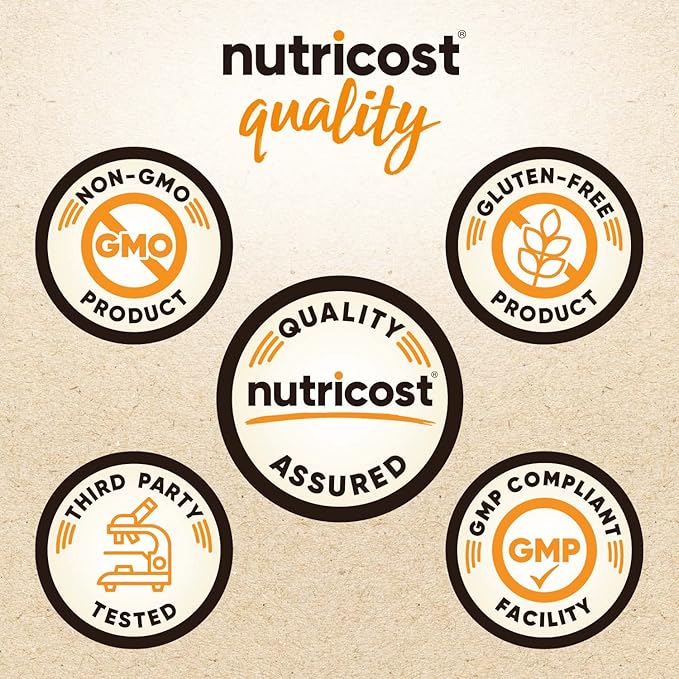 Nutricost Organic Whey Protein Concentrate, Chocolate Peanut Butter Flavored, (1LB) - Gluten-Free, Non-GMO