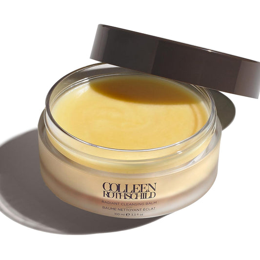 COLLEEN ROTHSCHILD Radiant Cleansing Balm | Deeply Cleanses, Soothes & Removes Makeup & Impurities | Restores Luminosity | Calms & Decongests | Combats Dehydration (3.3 fl oz)