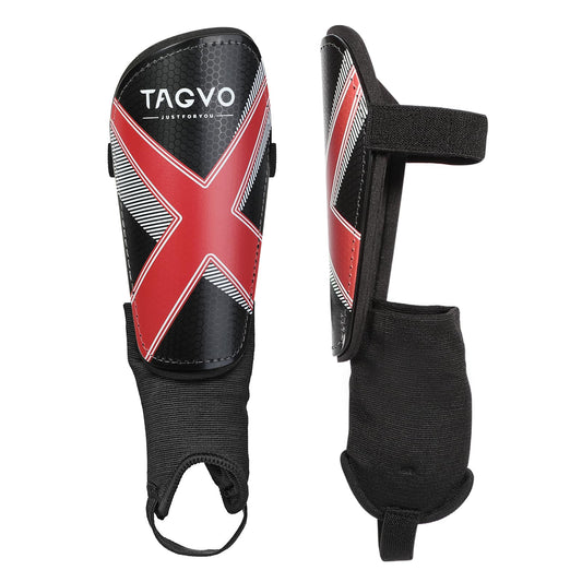 TAGVO Soccer Shin Guards for Kids Youth - Protective Soccer Equipment for Boys Girls - Adults Men Women Soccer Shin Guards - Soccer Shin Pads for Kids 3-16 Years Old Girls Boys, High Impact Resistant