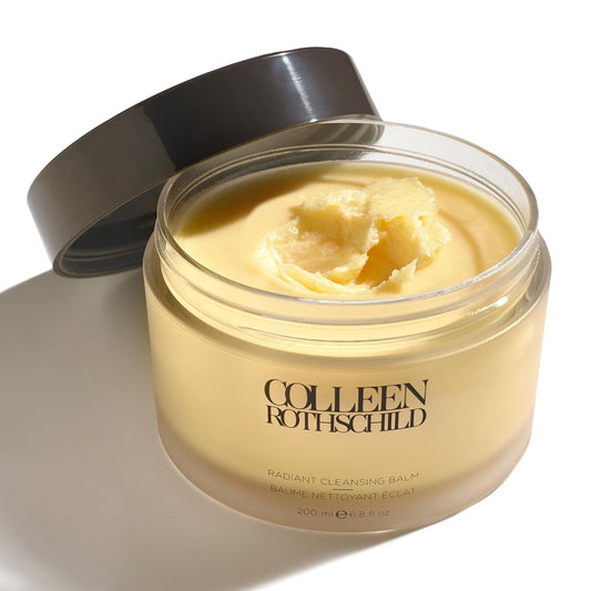 COLLEEN ROTHSCHILD Jumbo Radiant Cleansing Balm | Deeply Cleanses, Soothes & Removes Makeup & Impurities | Restores Luminosity | Calms & Decongests | Combats Dehydration (6.8 fl oz)