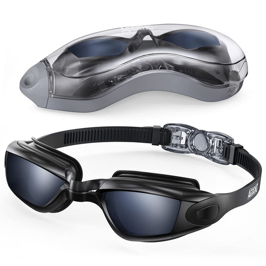 Aegend Swim Goggles, Swimming Goggles No Leaking Full Protection Adult Men Women Youth