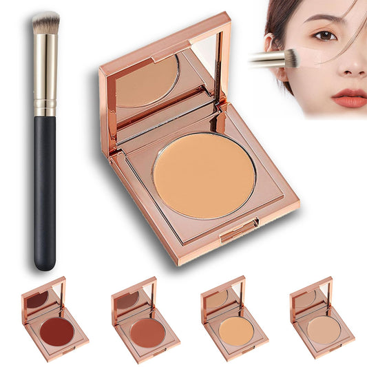 Colored Clay CC Undereye Corrector for Dark Circles, Eye Concealer with Bruth for Women, Under-eye Brightener & Primer Eye Color Corrector, Waterproof Long-lasting Cover up Makeup (Natural, 0.18oz)