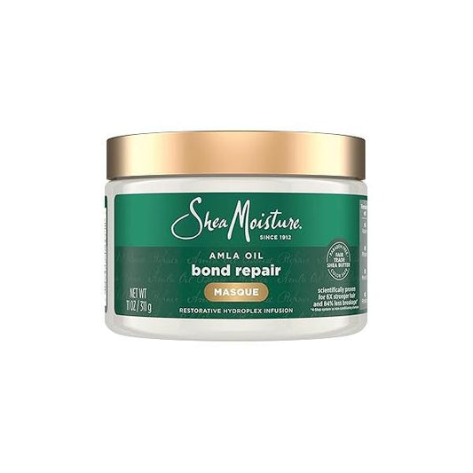 SheaMoisture Bond Repair Masque Amla Oil Deeply Moisturizes and Visibly Repairs Damage with Hydroplex Technology for Stronger Hair Restorative HydroPlex Infusion 11 oz