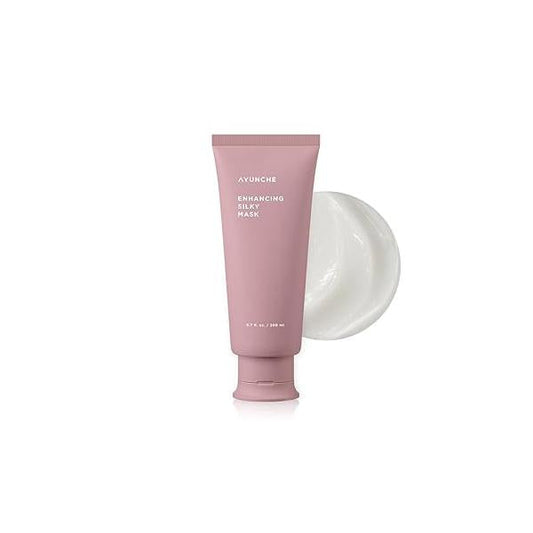 Enhancing Silky Hair Mask 6.7 fl oz (200ml) [For Dyed & Damaged Hair] | Nourishing Smoothing Deep Conditioner with Camellia Oil Korean Salon Brand