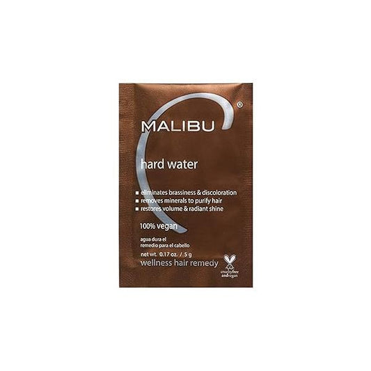Malibu C Hard Water Wellness Remedy - Removes Deposits & Impurities Contains Vitamin for Shiny, Vibrant Results Treatment